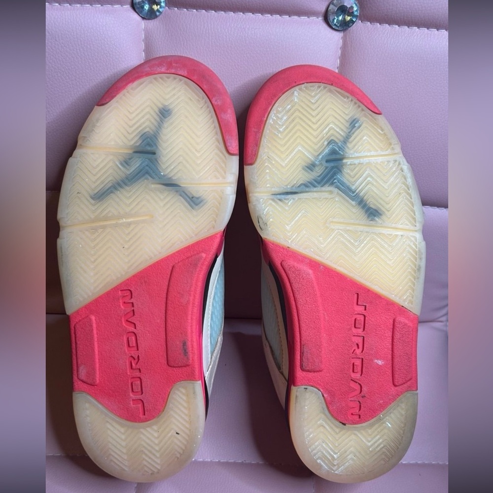 Nike Air Jordan 5 Retro Low Arctic Pink Womens Sneakers DA8016-806 Size 7.5 - Picture 5 of 8